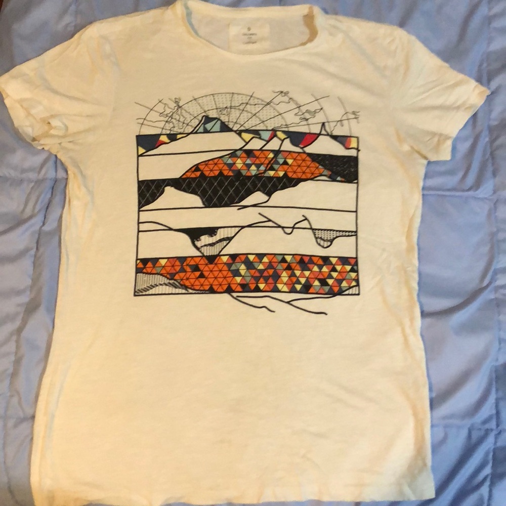 Conbipel Tshirt with artsy geographic print